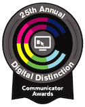 25th Annual Digital Distinction Communicator Awards badge