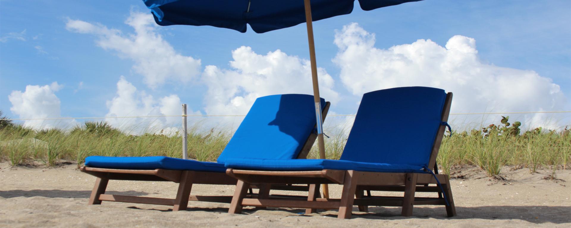 Modern Beach Chair Rentals Sunny Isles for Small Space