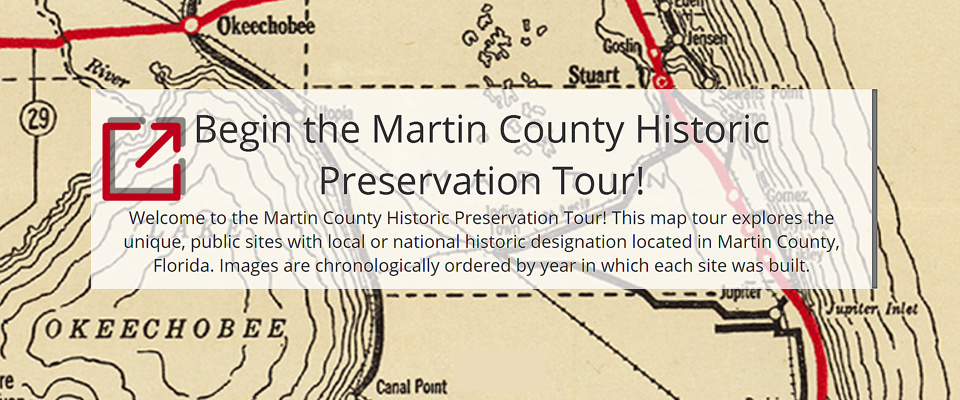 Martin County Historic Preservation Map