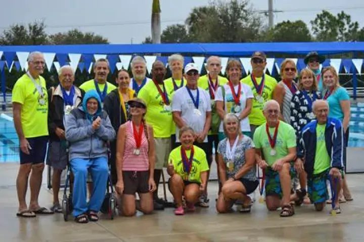 Group photo from the 2017 Senior Games event