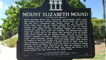 Mount Elizabeth historic marker signage