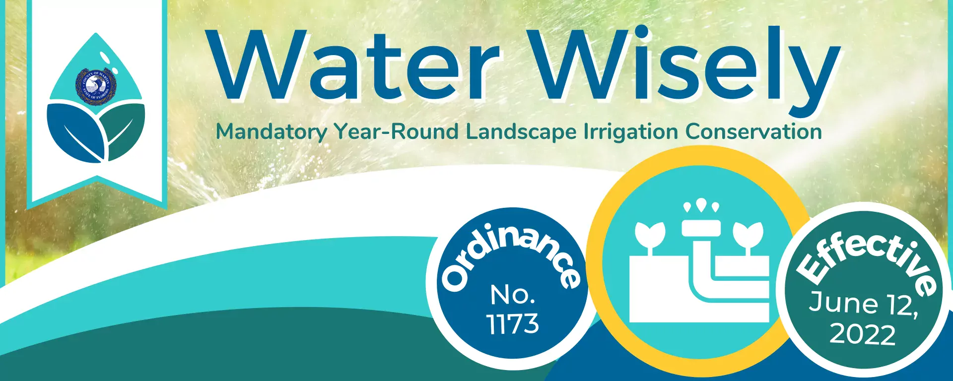 Water Wisely. Mandatory Year-Round Landscape Irrigation Conservation