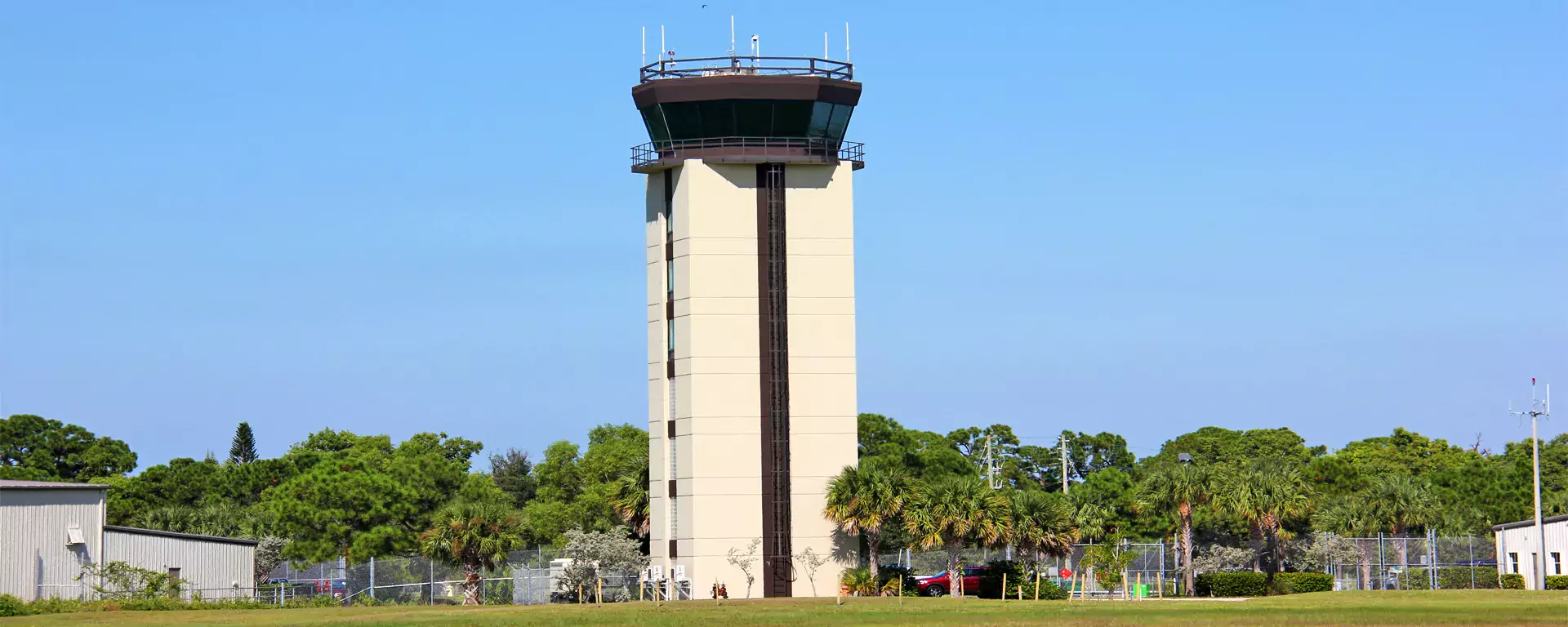 Airport tower at Witham Field