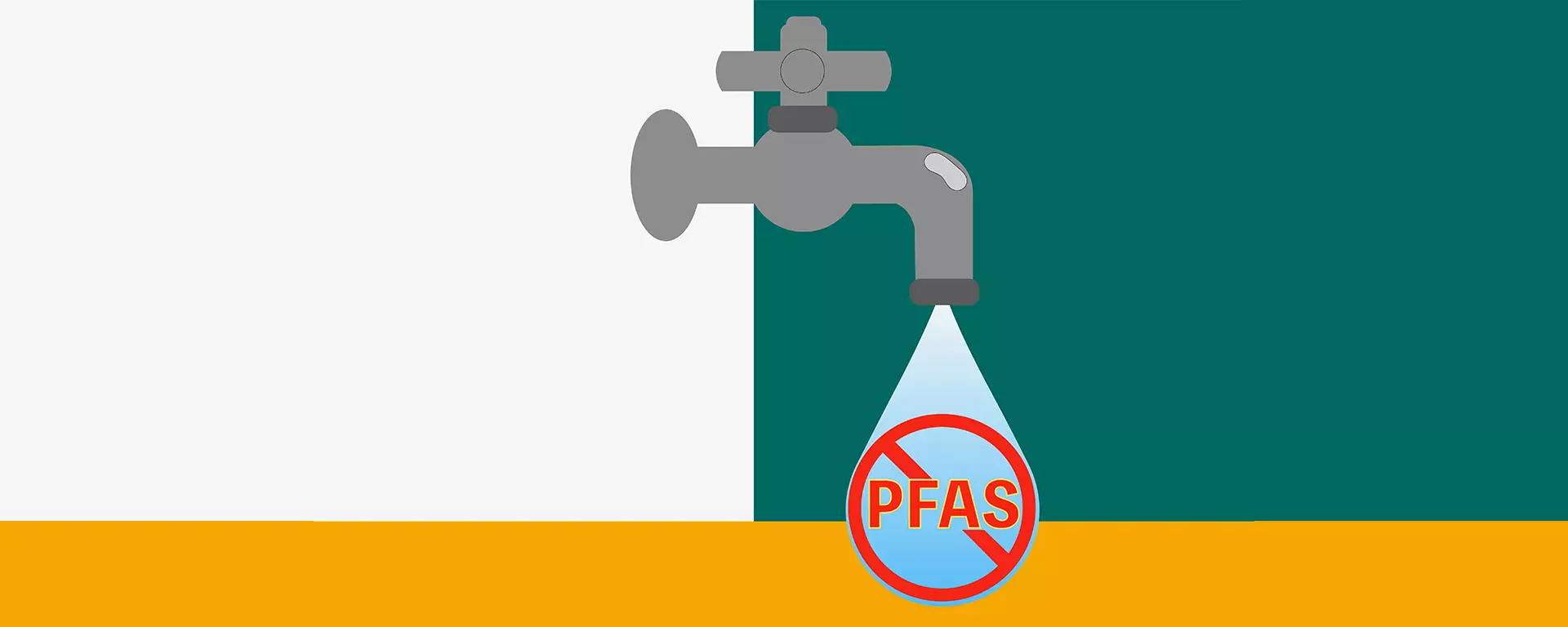 A water faucet and PFAS