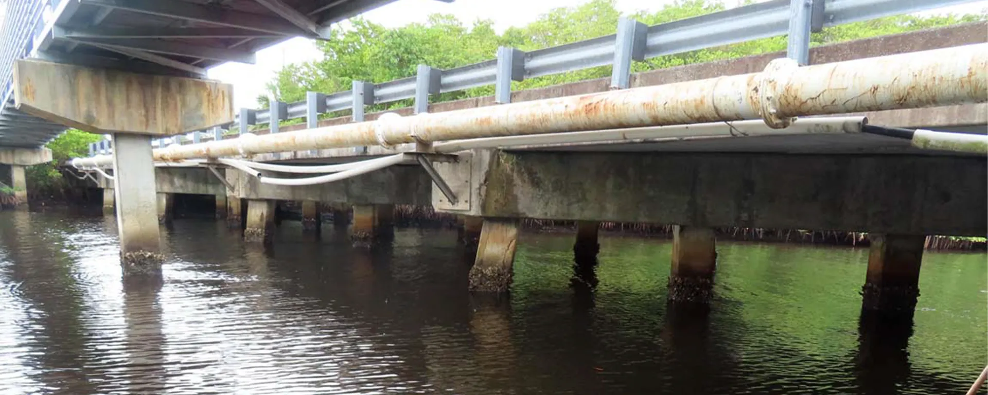 The current county line bridge