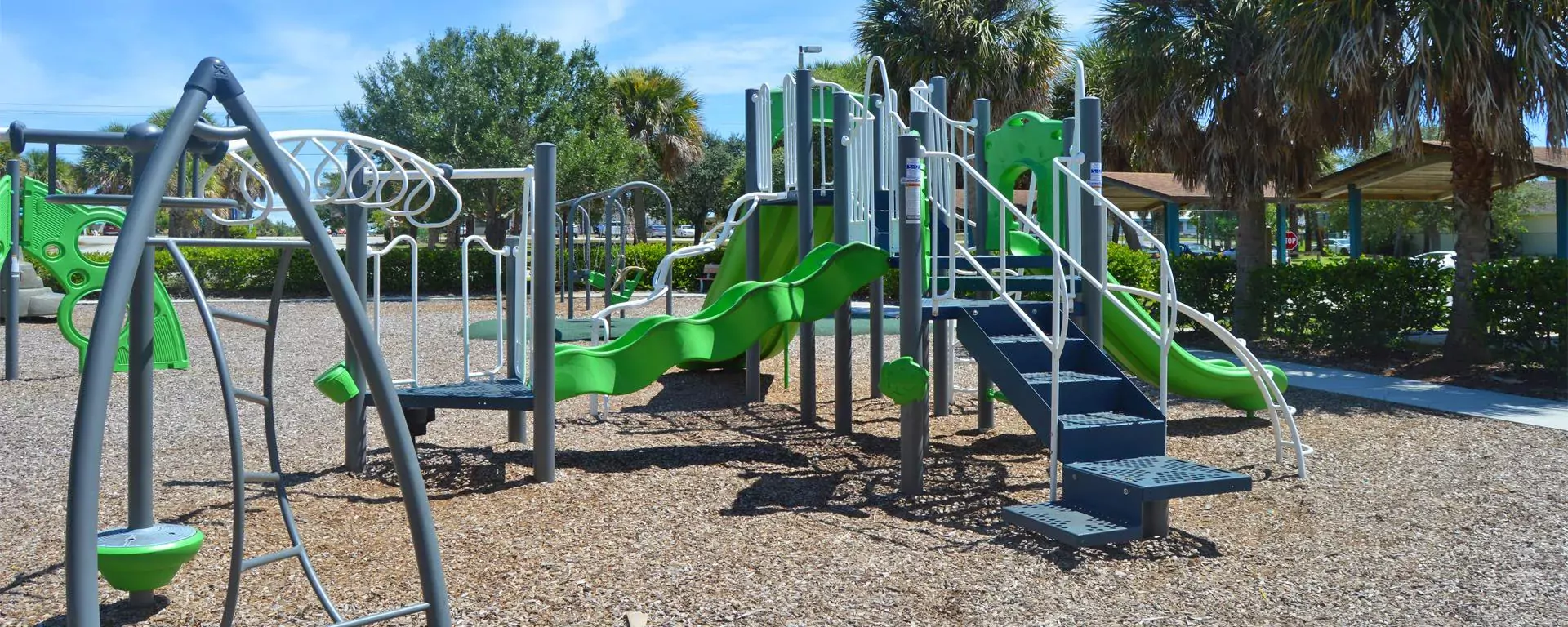 The children's playground at Langford Park