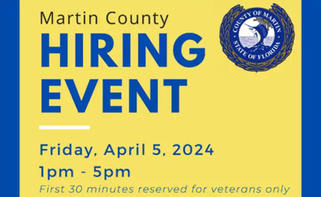 Martin County Hiring Event