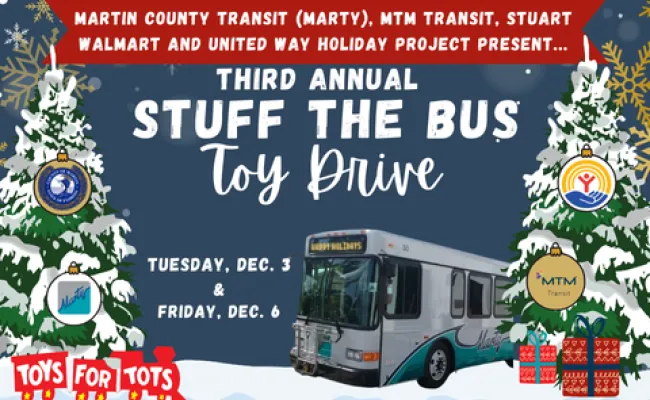 Third annual stuff the bus toy drive