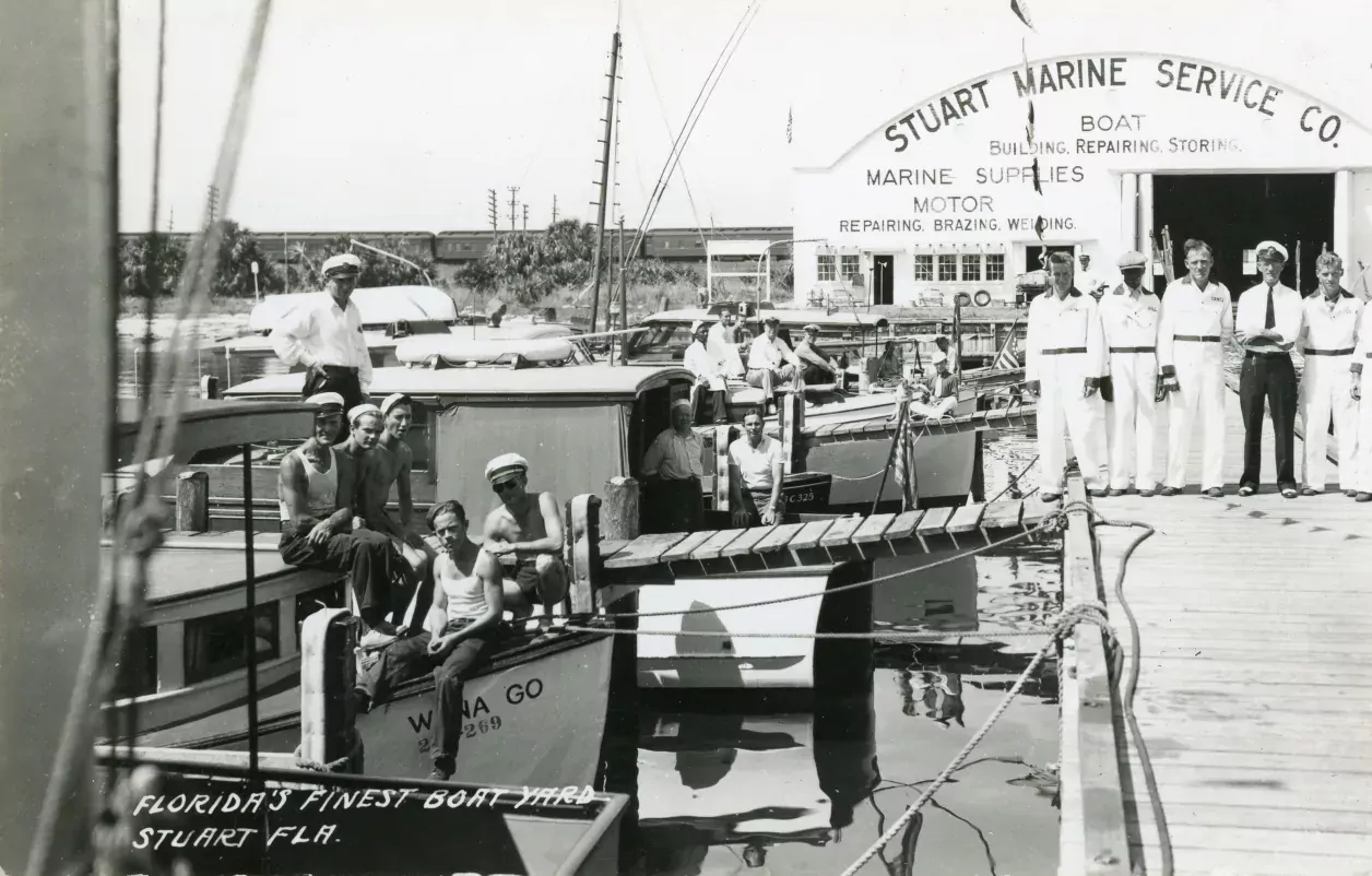 Florida's finest boat yard, c. 1935, Martin Digital History