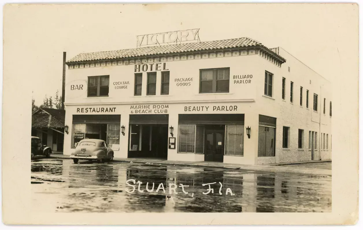 The Victory Hotel, Stuart, Florida, c. 1945