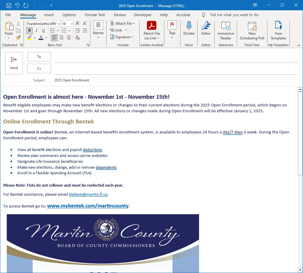 Embedded Flyer Example