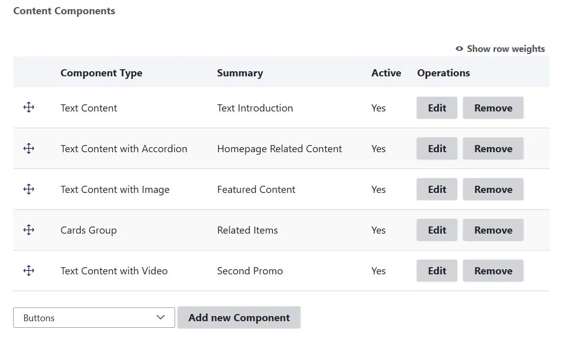 Drupal components library
