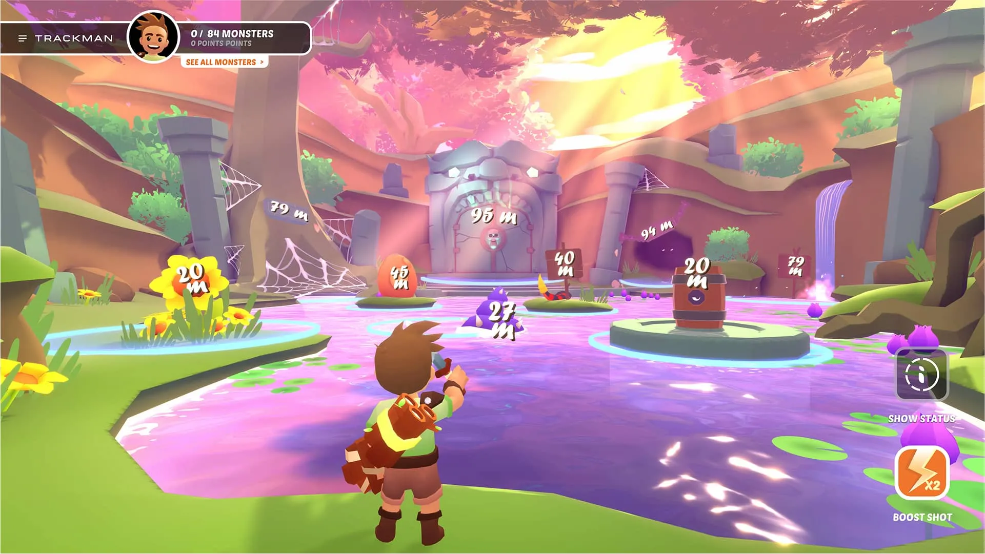 Trackman's "Magic Pond" game mode