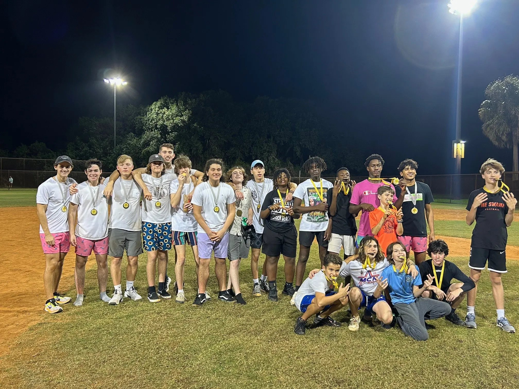 Martin County Parks and Recreation teen kickball event 