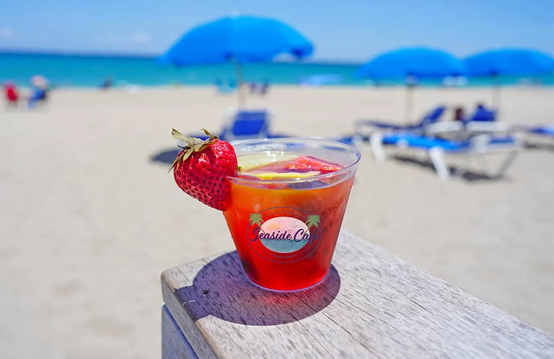 Sangria at Seaside Cafe