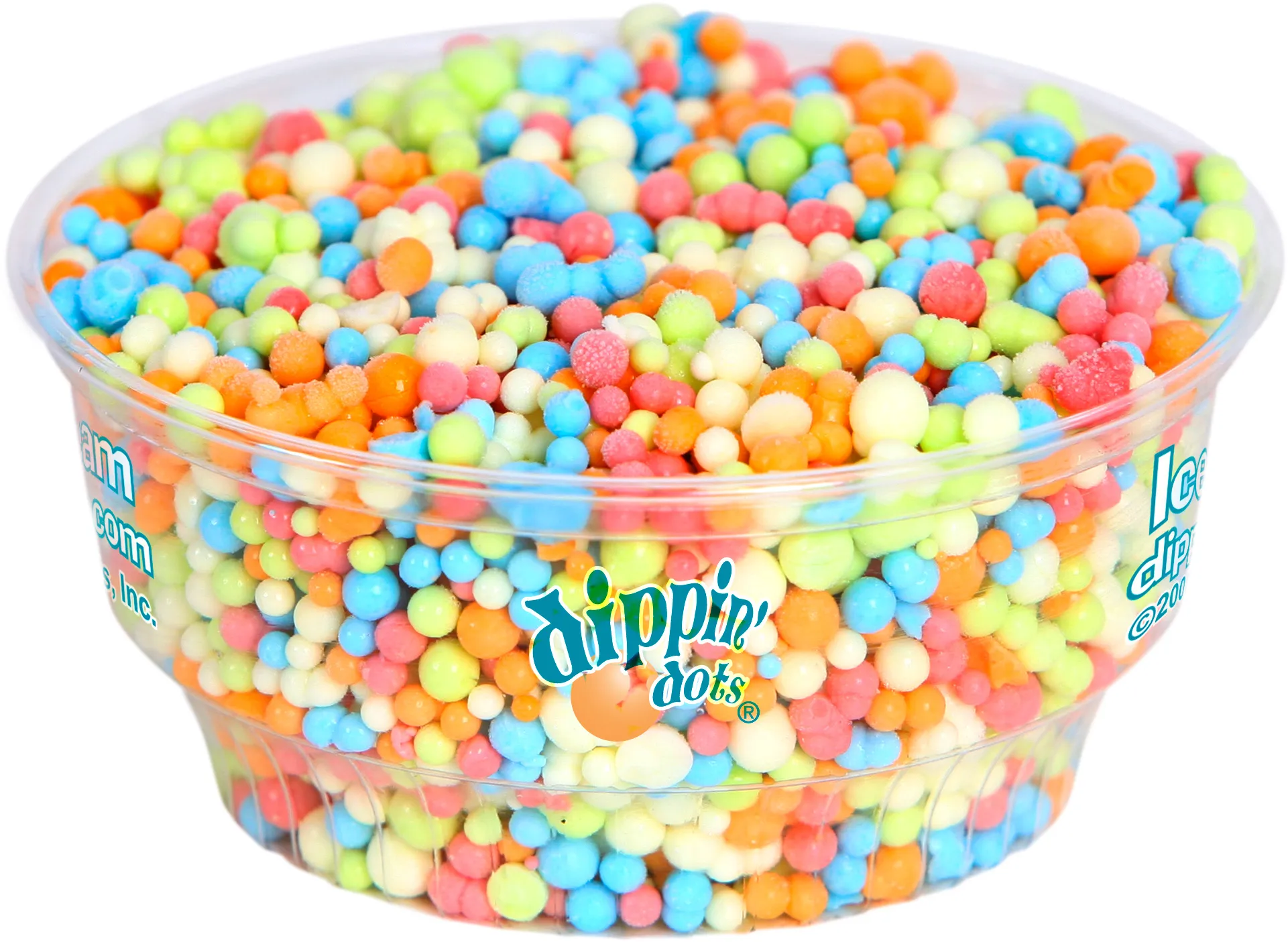 A 5 ounce cup of dippin' dots