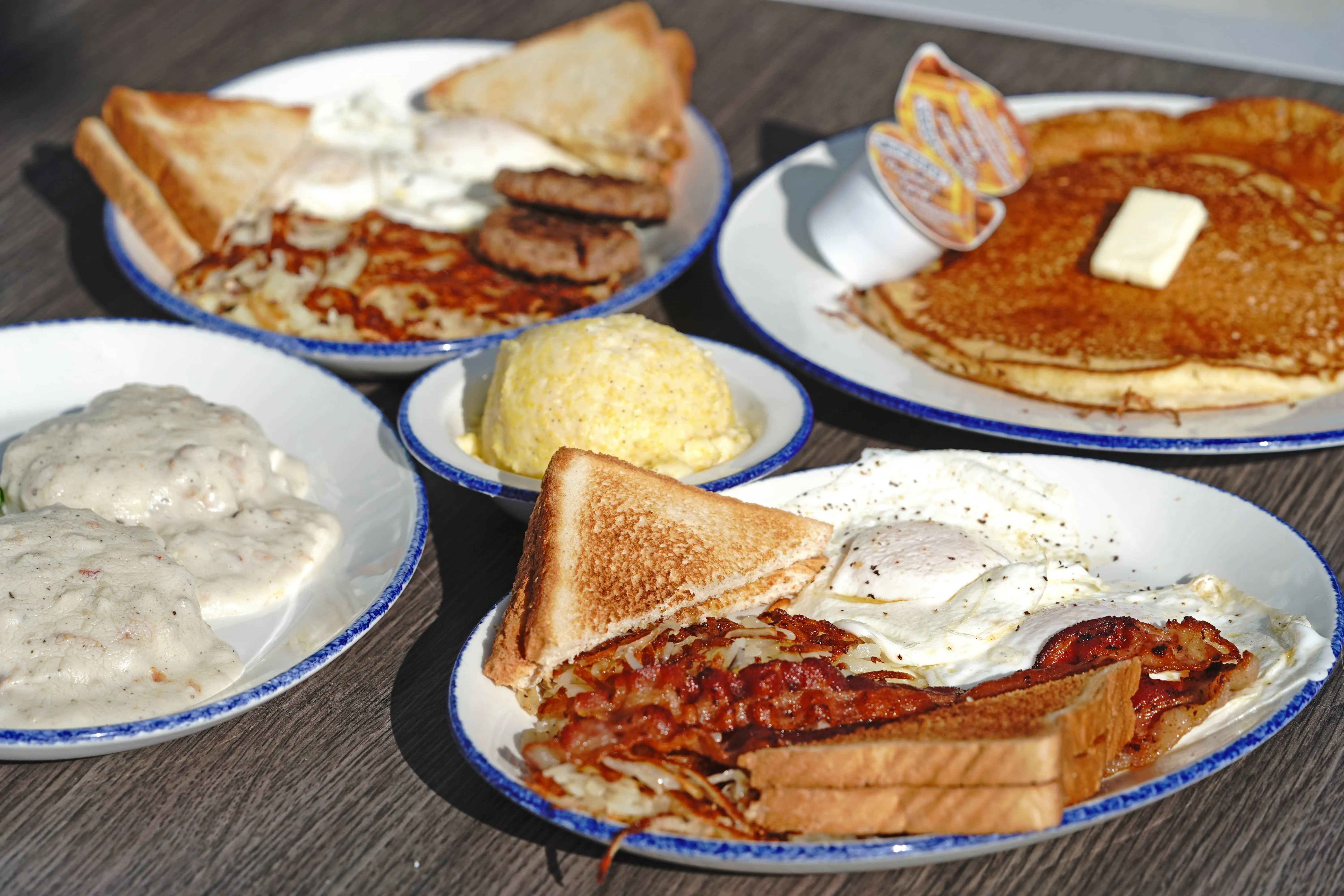 4 breakfast items from Sailfish Sands Hitting Bays