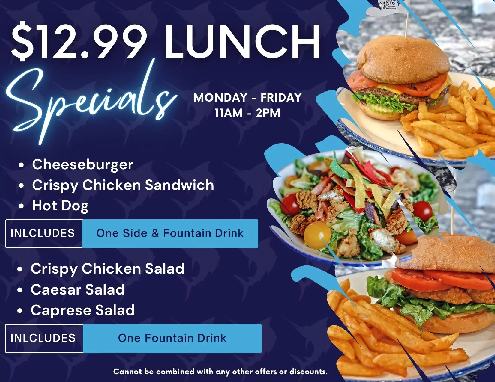 lunch specials at Sailfish Sands