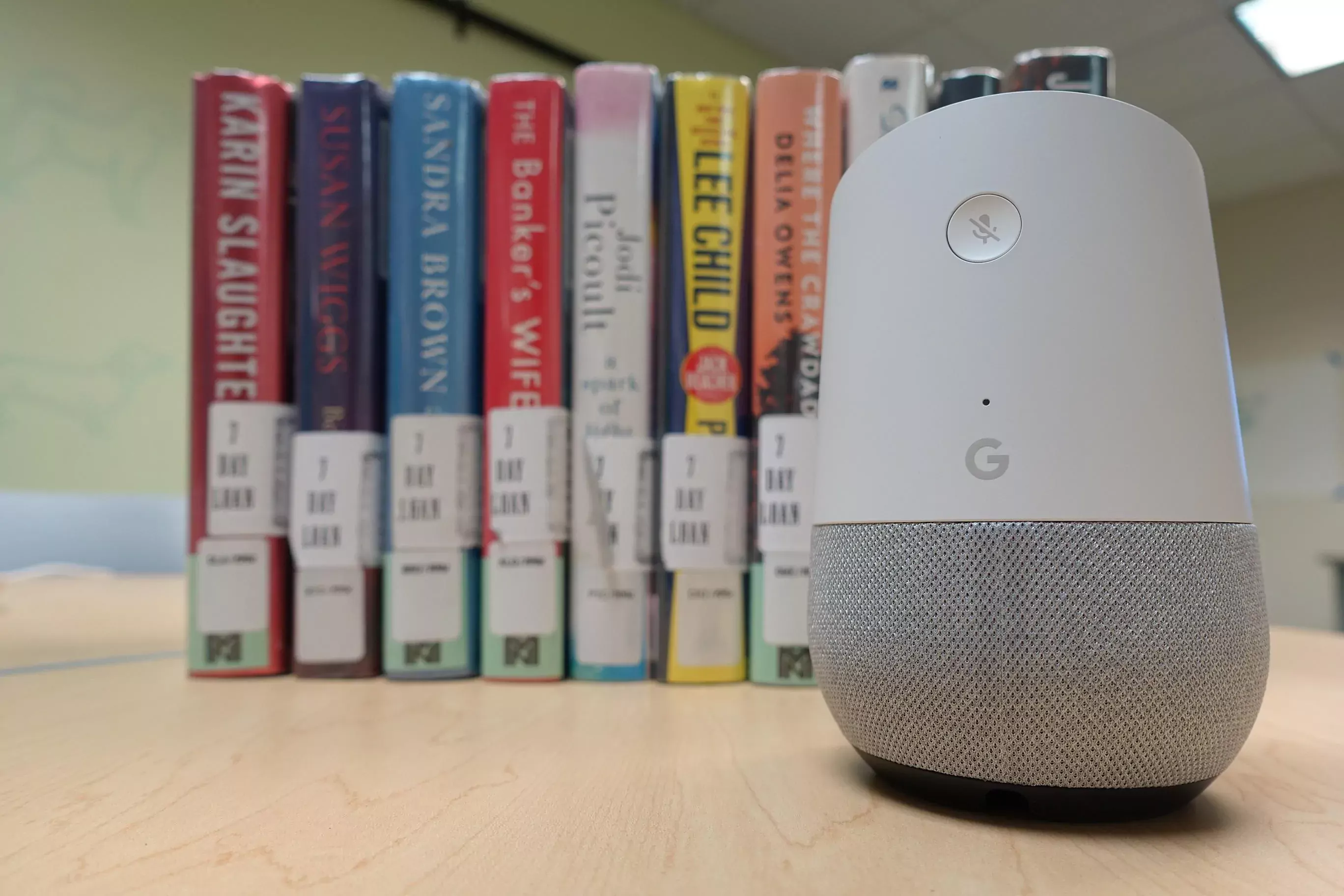 picture of a google home smart speakers
