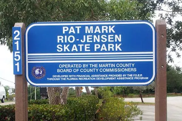 Pat Mark-Rio Skate Park Sign